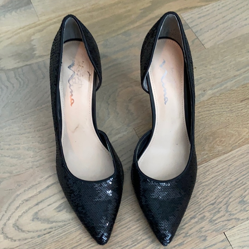 Nina sequin heels